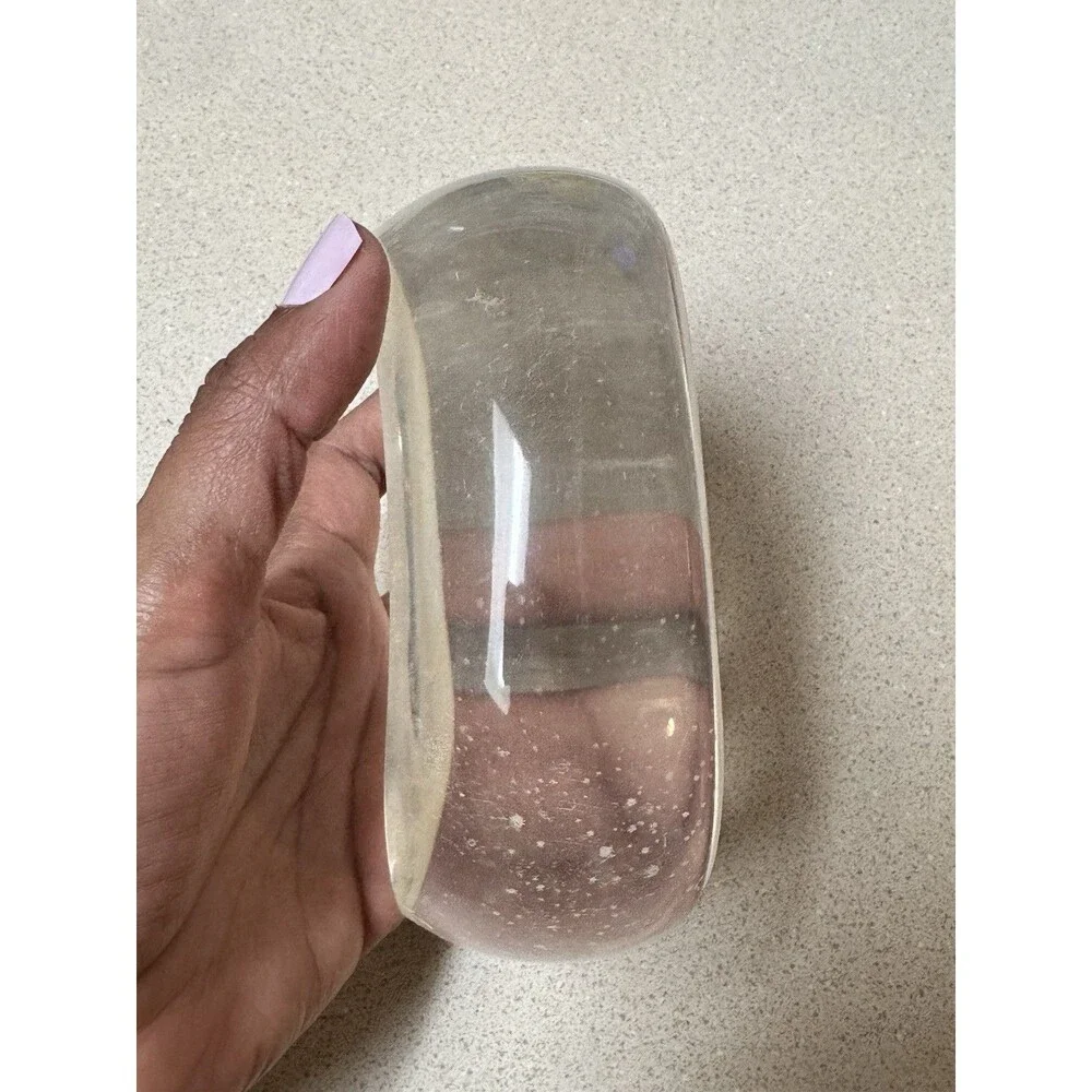 Vintage MCM Acrylic Lucite Soap Dish Trinket Jewelry - MINIMALIST VTG
